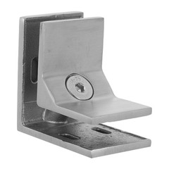 Stainless Steel Glass Railing Spigots 90 Degree Frameless Clamp Bracket for