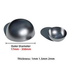 Weldable Iron Steel Half Hollow Ball Spheres Metal Hemispheres 17mm – 350mm