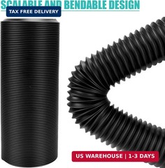 2 Pack Rain Gutter Downspout Extensions Flexible,Downspout Extender Diverter Ext