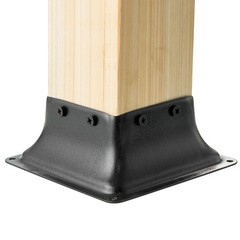 Deck 4×4 Post Base 20pc Powder-Coated Steel