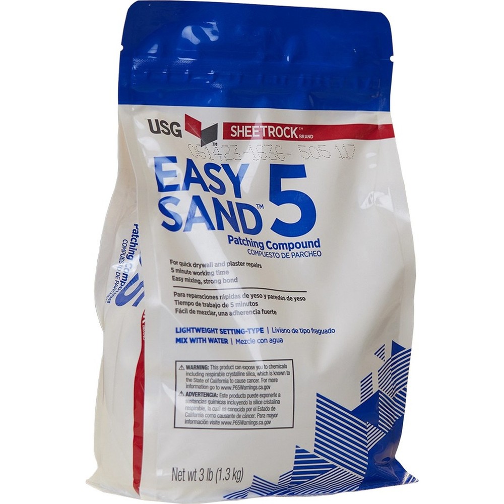 USG 384024006 3Lb Bag Easy Sand 5 Min Joint Compound Powder-1PK