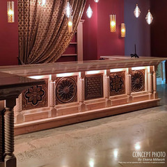 COL03X03X35TRRW Traditional Cabinet Column (Top Block: 6 1/8″, Bottom Block: 7 1