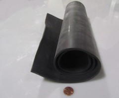 EPDM Rubber Sheet, Black, 1/8″ x 12″ Wide x 24″ Length