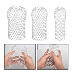 Aluminum Gutter Guards 8 Pack 3.5in Mesh Leaf Debris Blockage Protectors NEW
