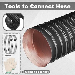 NOWBALL 3in Automotive Air Duct Hose, Length 2 Meter-6.6ft, 3″ Silicone Flexi…