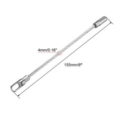 2pcs 182mm flexible pilot cable puller cable for 6.5mm thread