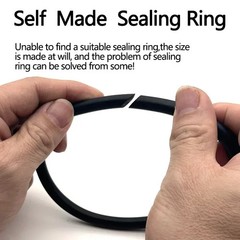 Solid NBR Rubber Sealing Rope Round Strip Dia 0.8/1/1.5/1.8/2/3/3.5/4/5/6/7mm