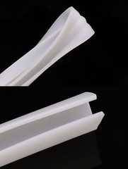 U Channel Edging Trim Seal Square U-Shaped Bumper Multiple Sizes Silicone Rubber