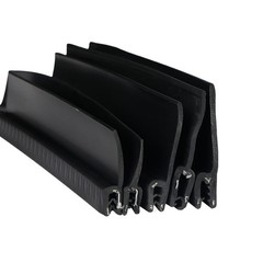 Rubber U-Shaped Sealing Strip with Wings Corner Edging Trim Seal Waterproof
