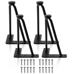 Ironalita 10 Inch Hairpin Legs For Furniture Set Of 4 Heavy Duty Industrial