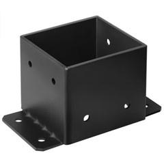 Heavy Duty Steel 8×8 Post Base Inner Size 7-1/2″ Thickness 5/32″ 8 Gauge