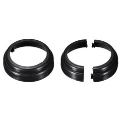 uxcell Post Skirt, 2pcs 78mm/3.07″ Plastic Split Style Base 78mm, Black