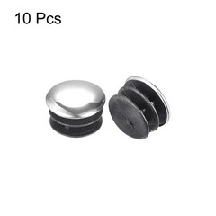 10pcs Post End Cap Cover 25mm Fence Post Cap Round Tube Cover Insert 23×15.5mm