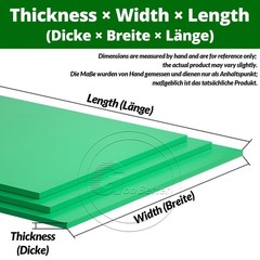 GREEN SOLID RUBBER SHEETING VARIOUS SIZES – 100MM-500MM WIDTH, 1MM-10MM THICK
