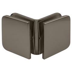 C.R. LAURENCE GCB90PN CRL Polished Nickel 90 Degree Traditional Style Glass-to-