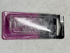 Prime-Line Shelf Pegs Sealed Pack of 8 Clear 1/4 6mm Plastic Shelf Support Pegs