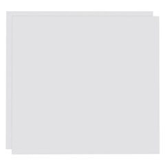 2 Sheets of ABS Plastic Thick 0.12″, 12″x12″ DIY, White