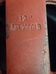 Gin Block Pulley 12″ Lifting Scaffolding Hoist Post Galvanized Steel**NT