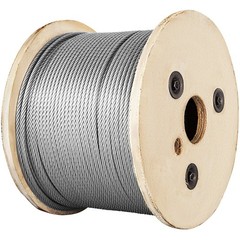 1/8in 316 Stainless Steel Cable 500ft & 7×7 Braided Aircraft Wire Rope