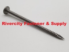 (1500) #8 x 3″ Stainless Phillips Modified Truss Head Screws Bolts Type 17 8×3″