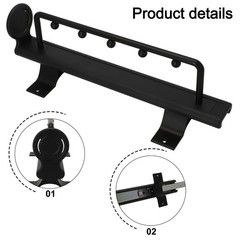 Tough Aluminum Cold Rolled Steel Hanger Rail with Simple Setup Process