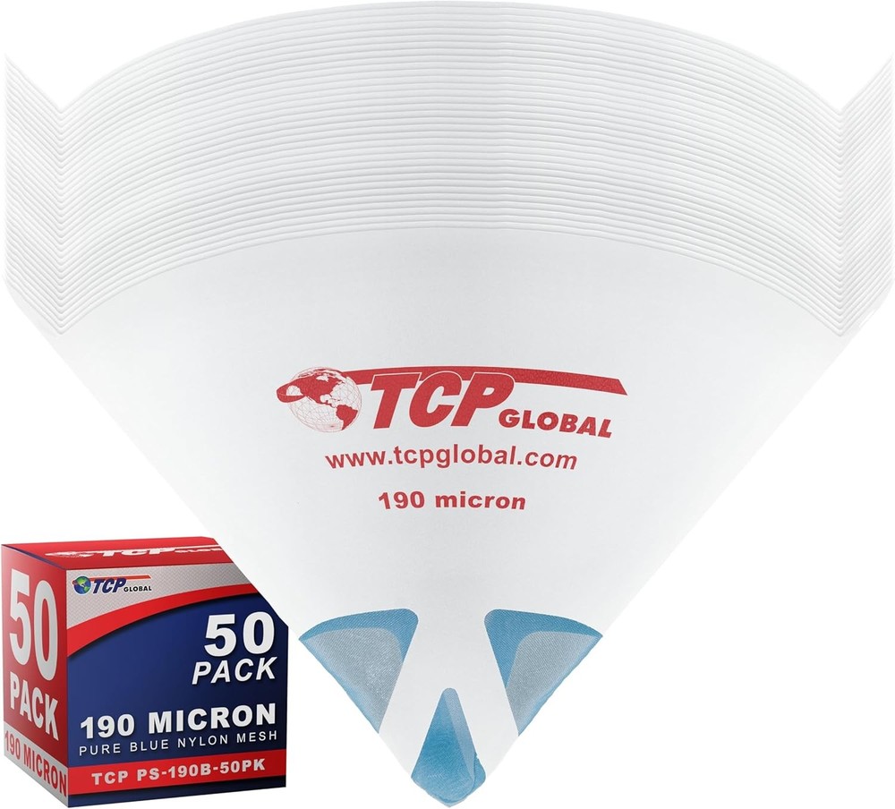 TCP Global – 190 Micron Filter Tips Ultra-Fine 50 Count (Pack of 1), White