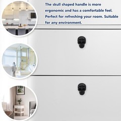 FANYUN 8 Pack Long 1.5 inch,Width 1.34 inch,Height 0.45 inch, Black 8