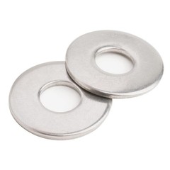 5/16″ x 0.688″OD Flat Washer, 18-8 (304) Stainless Steel 5/16″/304, Silver
