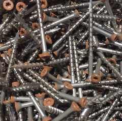 5 LBS REDWOOD 305 STAINLESS STEEL 2 1/4″ Finish TORX 15 Star Drive DECK SCREWS