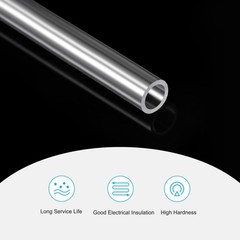 Clear Rigid Tubing 6mm(1/4”)ID x 8mm(5/16”)OD x 14inch Length
