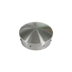 NEW- Stainless Steel End Caps 316 Grade Fit for 2″ (50.8mm) OD Tube – Dark Gray