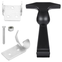 Reliable T Handle Draw Latch 4 9 Inches Elastic Rubber and Stainless Steel