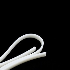 1m White Solid Square Silicone Rubber Strip Sealing Gasket 4/5/6/8/10/15/20/30mm