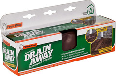 Frost King DE46BR Automatic Plastic Drain Away Downspout Extender, Extends 4-Fee