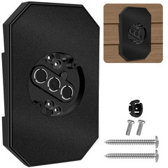 1Pack Vinyl Siding Mounting Blocks with Built-In Electrical Box,Siding Mounting