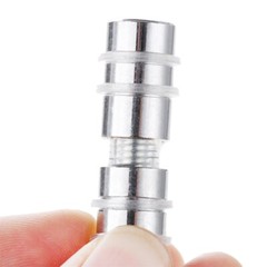 10Pcs Double Head Glass Shelf Holder Support Pins Studs Pegs Polished Chrome