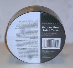 Prowood 1-5/8 in. x 50 ft. Black Butyl Deck Joist Tape 398228
