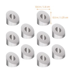 10pcs Cable Railing Kit 30 Degree Angle Beveled Washer Wire Rope Washers
