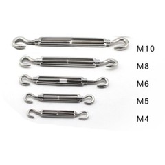 Stainless Steel Turnbuckle Rigging Screw Straining Hook Hook Eye Eye 304 316 NEW