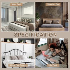 1Pcs 11″L x 7.9″W x 0.12″T Mattress Slide Stopper for Adjustable Beds
