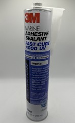 3M Marine Adhesive Sealant 4000 UV, Fast Cure,White,10 Fl Oz FREE SHIPPING