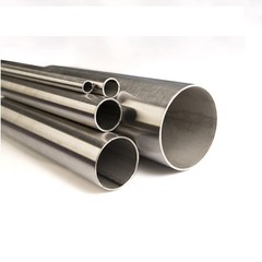 AISI 304 Stainless Steel Pipe Exhaust Muffler Car Motorcycle 1 Meter Round Diam. 50mm