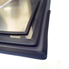 U-Shaped Rubber Sealing Strip Flat/Round Bottom Edging Trim Seal Protector Strip