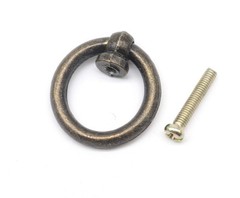 binifiMux 8pcs Vintage Drop Ring Knobs Pulls for Dresser Drawer, Bronze
