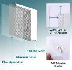 2 PACKS WALL REPAIR PATCH Fix Drywall Hole Ceiling Plaster Damage Metal Mesh 4X4