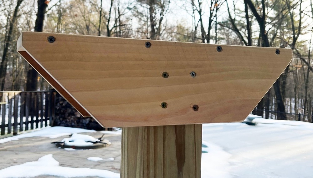 16 inch 4 x 4 post brackets