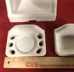 CERAMIC BATHROOM FIXTURES SOAP DISH , CUP/ TOOTHBRUSH TOILET PAPER HOLDER