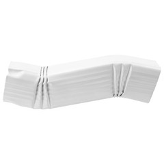 Gutter Downspout Elbow S-shape Style B (offset=3) Zig Zag Elbows 2” x 3” Whit…