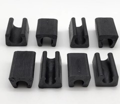 Clip on Chair Foot Plastic U Shaped Floor Glides Tubing Caps Cover 6mm-14mm Dia