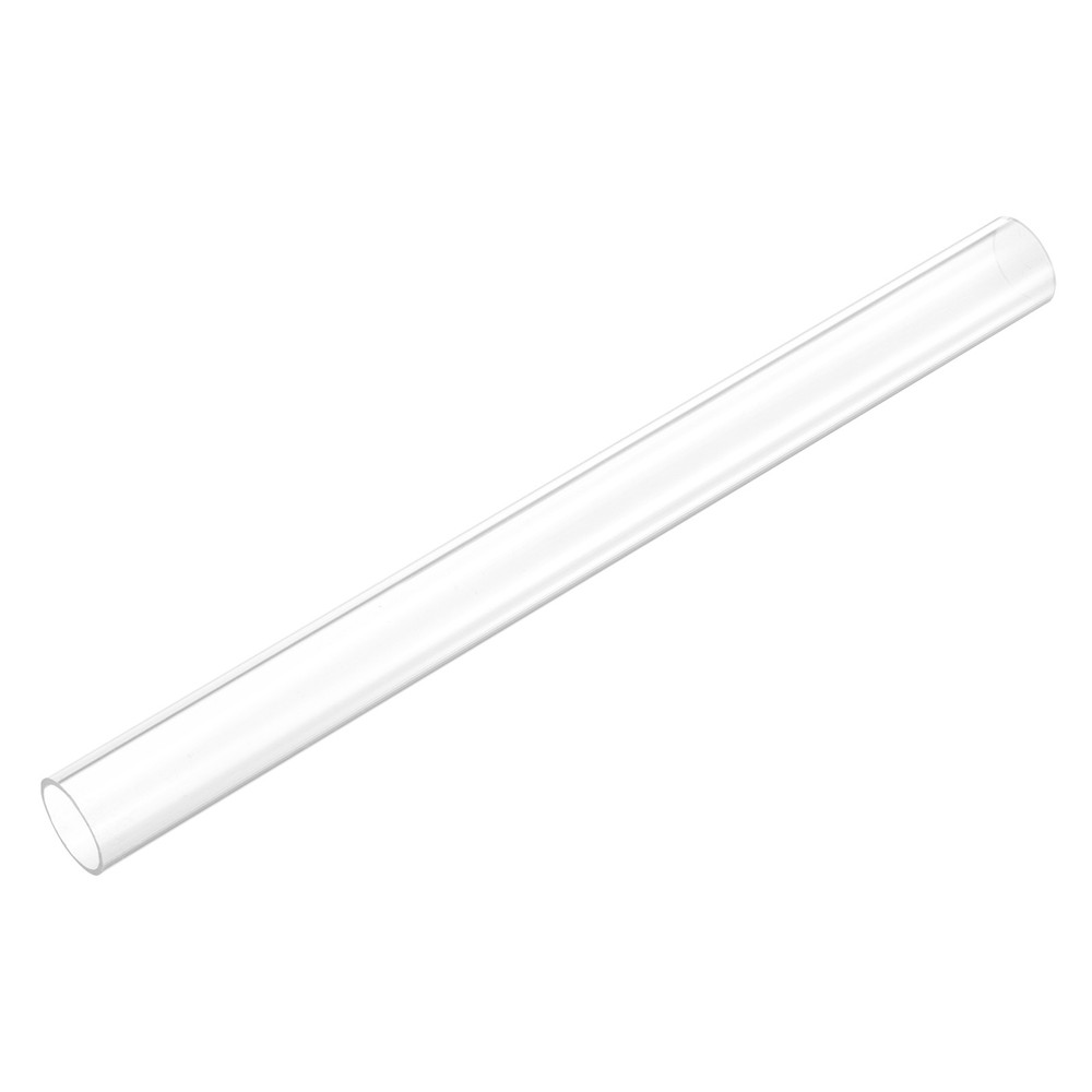 Rigid Round Clear Tubing 11mm ID x 13mm OD x 150mm Length Plastic Tube